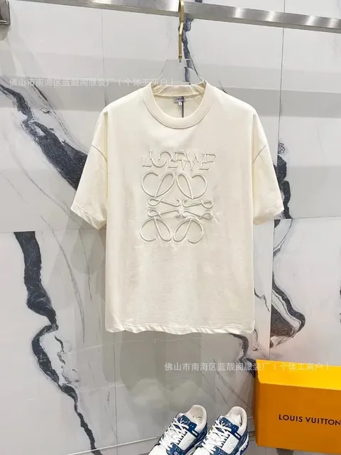 Loewe Logo Embroidered Tee Anagram Embroidery