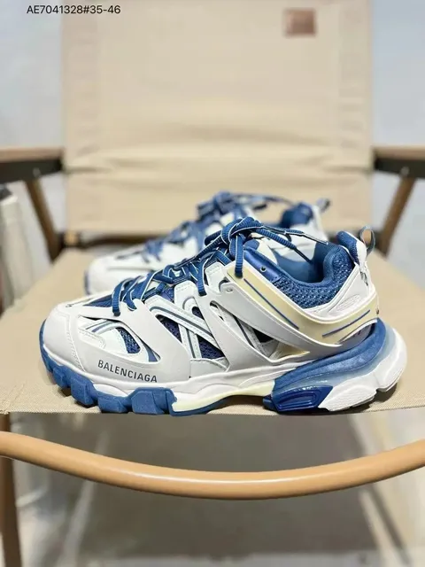 Balenciaga Track Trainer White Blue