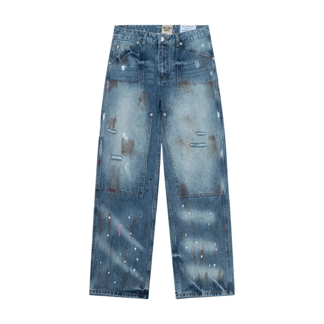 Gallery Dept. Paint Splatter Jeans Distressed with Paint Accents