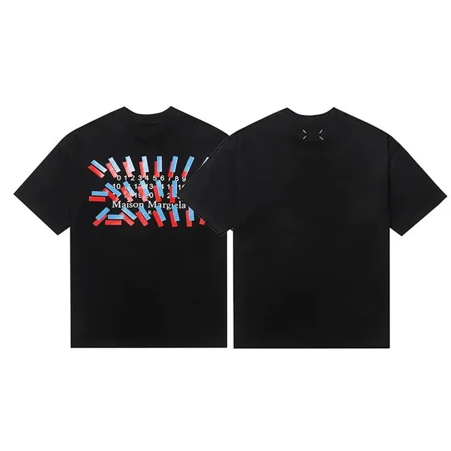 Maison Margiela T-Shirt Painted Numbers Print