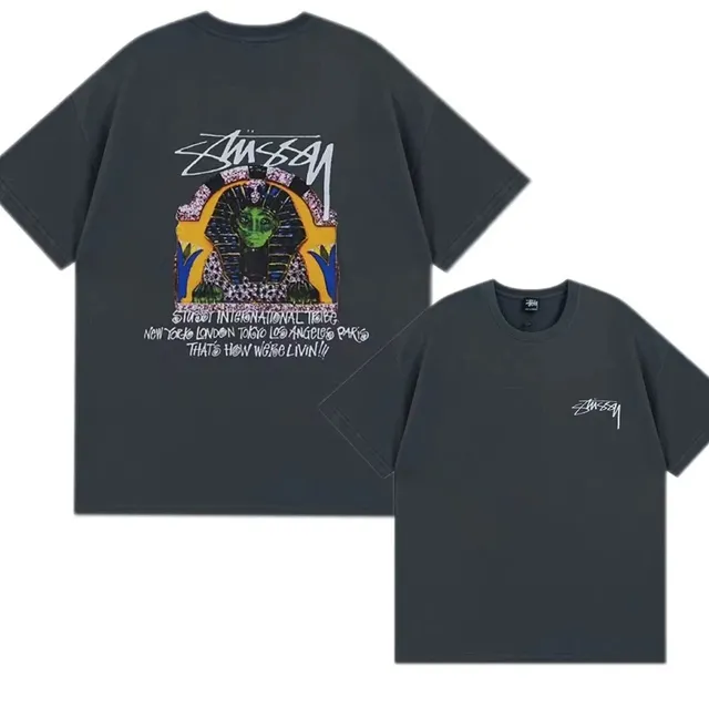 Stüssy Graphic Tee International Tour Pharaoh Print