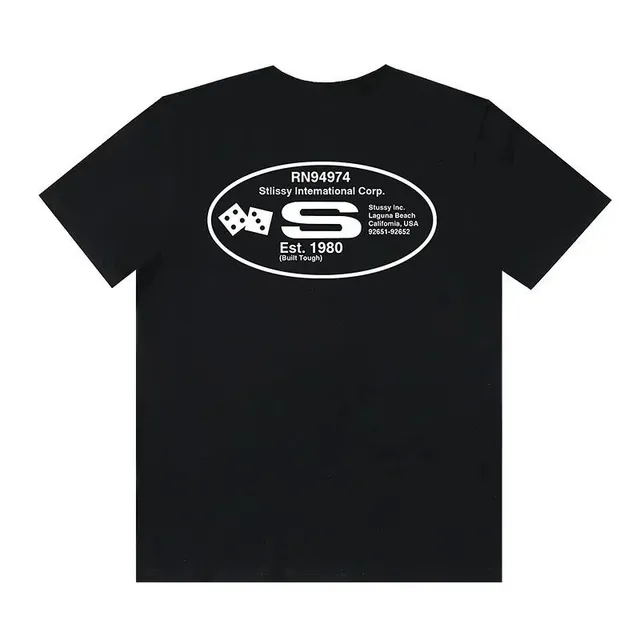 Stüssy T-Shirt RN94974 Logo Print