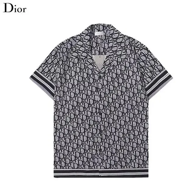 Dior Oblique Print Shirt Monogram Pattern