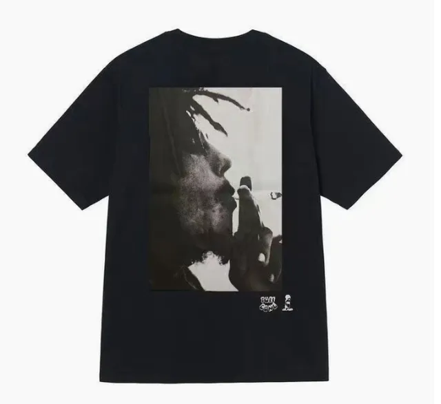 Off-White Graphic T-Shirt Bob Marley Print