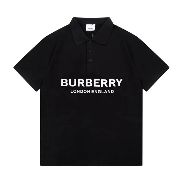 Burberry Polo Shirt Logo Print