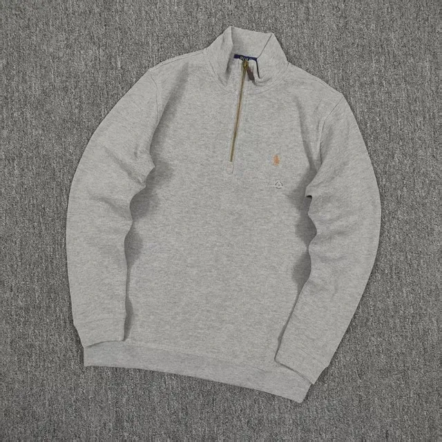 Polo Ralph Lauren Quarter-Zip Pullover Heather Grey