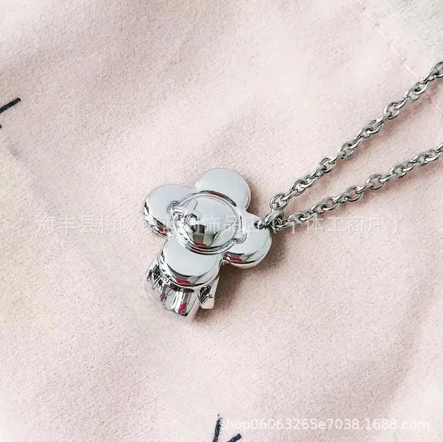 Swarovski Flower Pendant Crystal-Embellished