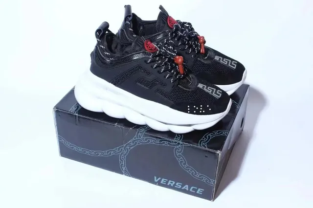 Versace Chain Reaction Black White Red