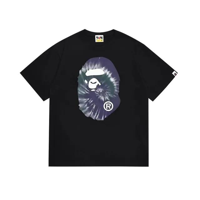 BAPE Shark Tee Tie-Dye Ape Head