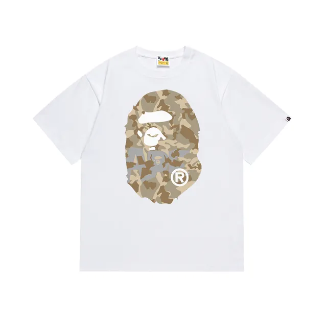 BAPE Shark Tee Desert Camo Ape Head