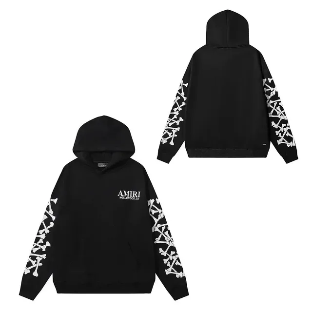 Amiri Hoodie Bone Print
