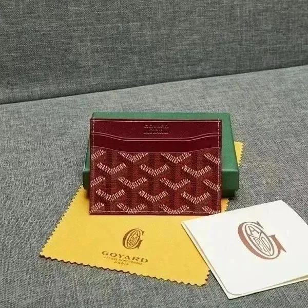Goyard Saint Louis Cardholder Chevron Canvas