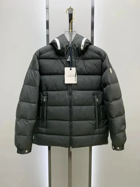 Moncler Puffer Jacket Reflective Hood Trim