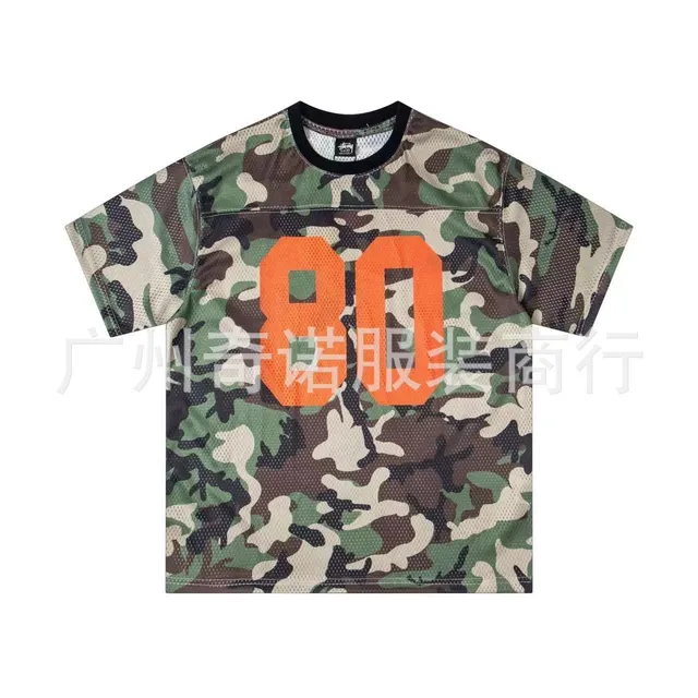 Stüssy Mesh Jersey Tee Camo 80