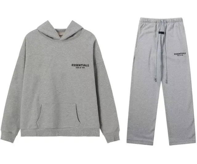Fear of God Essentials Hoodie and Joggers Set Essentials Logo