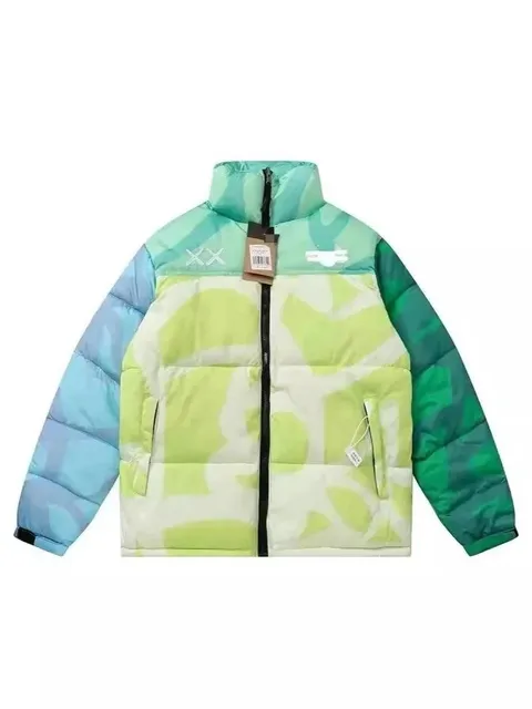 Gallery Dept. Puffer Jacket Multi-Color Camo Print