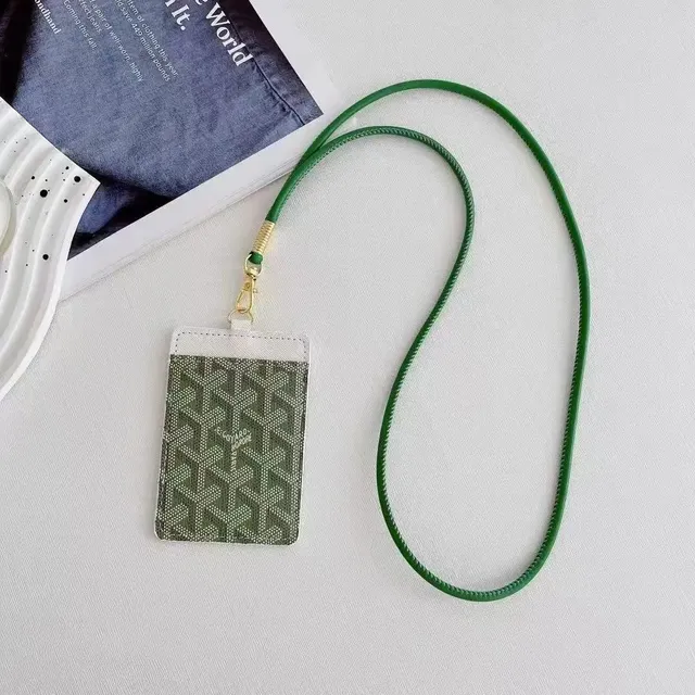 Goyard Lanyard Cardholder Goyardine Canvas