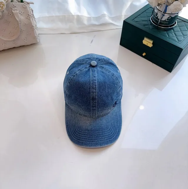 Louis Vuitton Denim Cap Monogram Embroidery