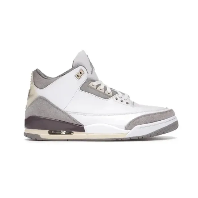 Air Jordan 3 White Grey