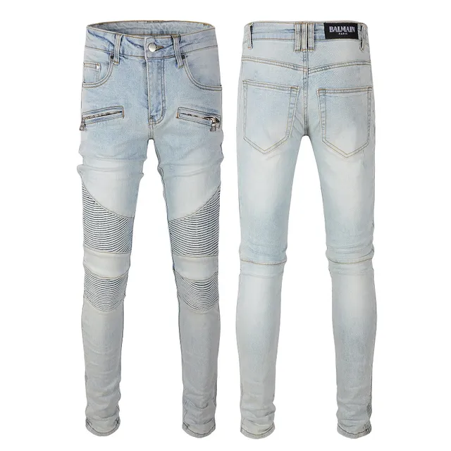 Balmain Motorcycle Jeans