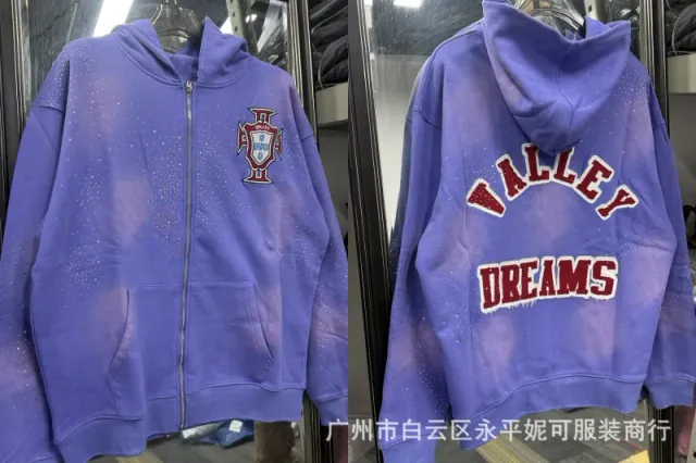 va烫钻贴布绣/做旧紫