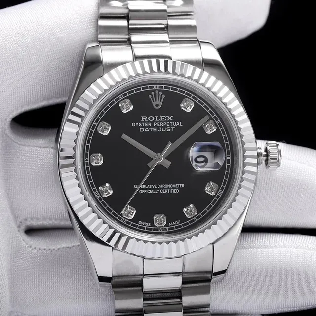 Rolex Oyster Perpetual Datejust Diamond Hour Markers