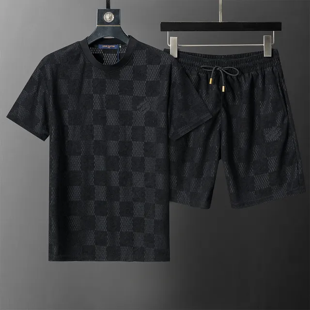 Louis Vuitton Checkered Knit Set Monogram Damier