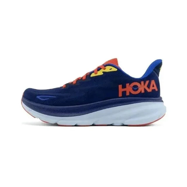 Hoka Clifton Navy Orange