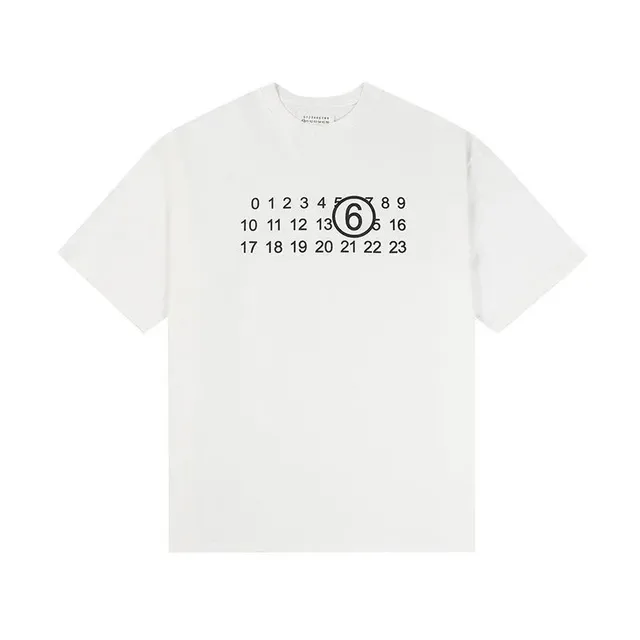Maison Margiela Number Tee Number 6 Print