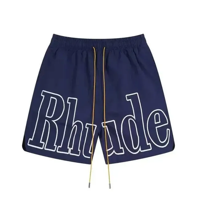 Rhude Logo Shorts Outline Logo