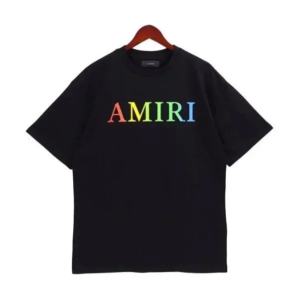 Amiri Logo Tee Rainbow Logo