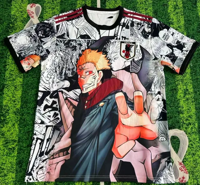 Japan National Team × Demon Slayer Anime Collaboration Jersey Jujutsu Kaisen Print