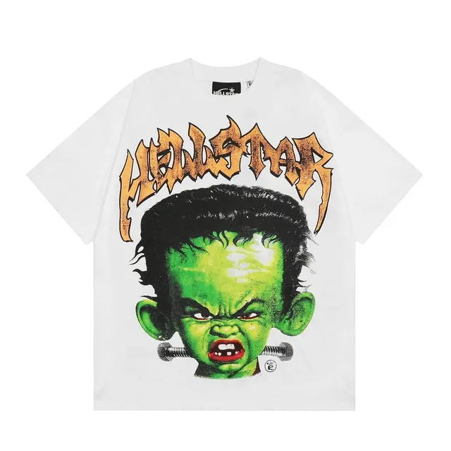 Hellstar Frankenstein Tee Green Monster Graphic