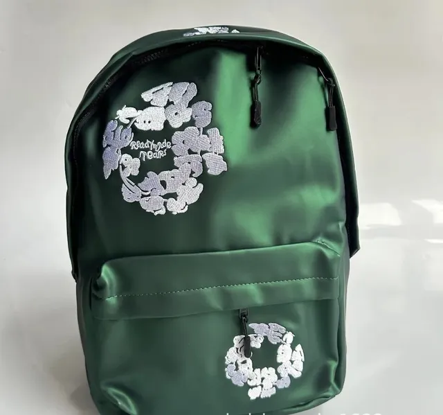 Denim Tears Backpack Skull Wreath Embroidery