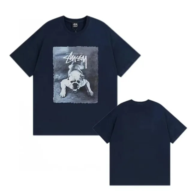 Stüssy Graphic Tee Bulldog Print