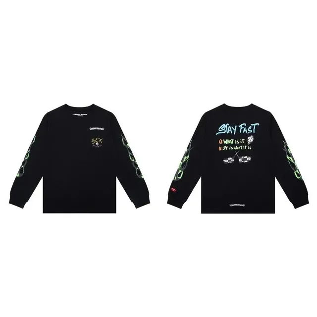 Chrome Hearts Long Sleeve Tee Slay Fast Graphic