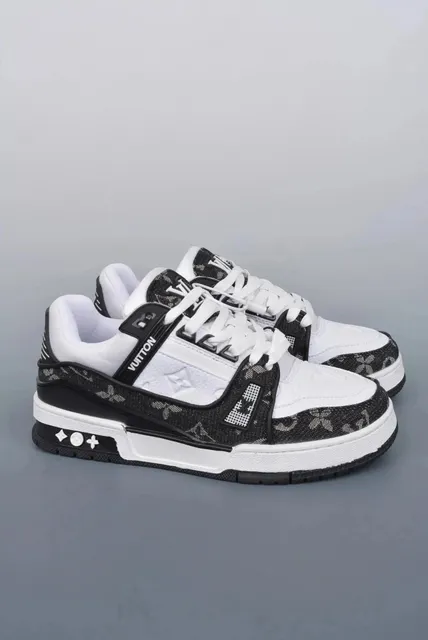 Louis Vuitton LV Trainer Monogram Denim