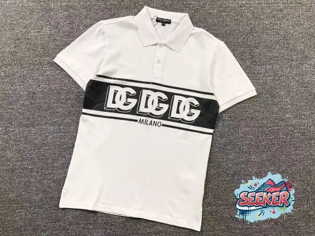 Dior Polo Shirt DG Logo Band
