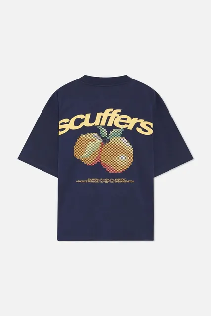Scuffers Graphic Tee Pixel Peach Print