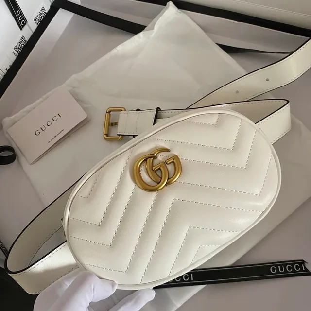 Gucci GG Marmont Belt Bag Matelassé Chevron