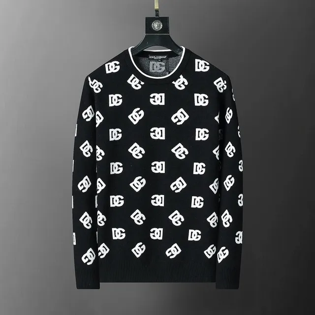 Dolce & Gabbana Logo Knit Sweater All-Over DG Print