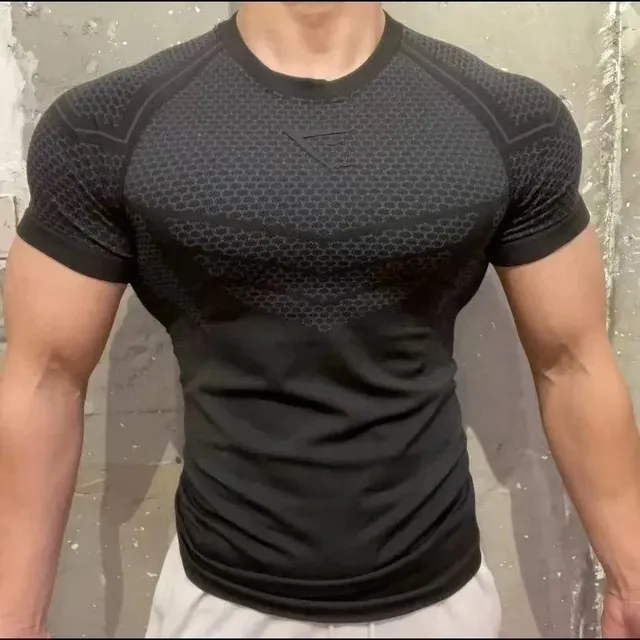 Gymshark Compression T-Shirt Hex Grid