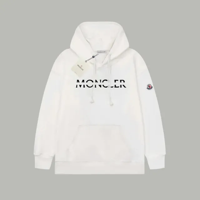 Moncler Logo Hoodie Black Logo