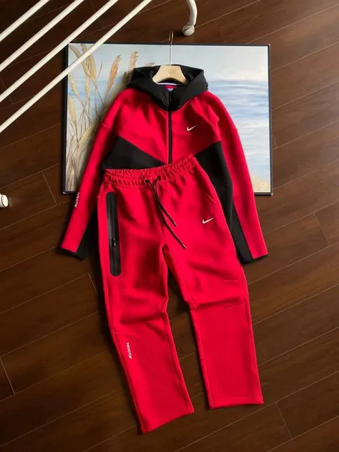 Nike Tech Fleece Set Nocta Red/Black