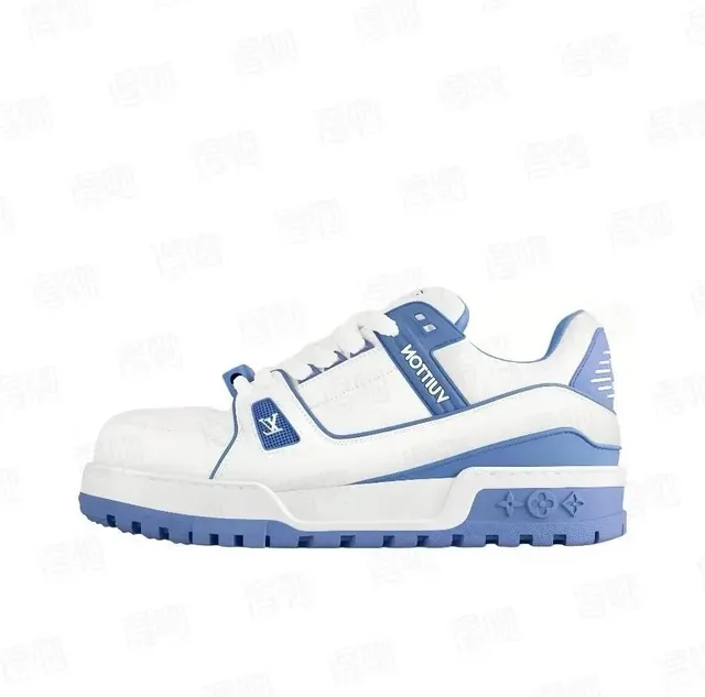 Louis Vuitton LV Trainer White and Blue