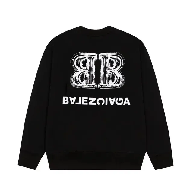 Balenciaga Crewneck Sweatshirt Distorted Logo