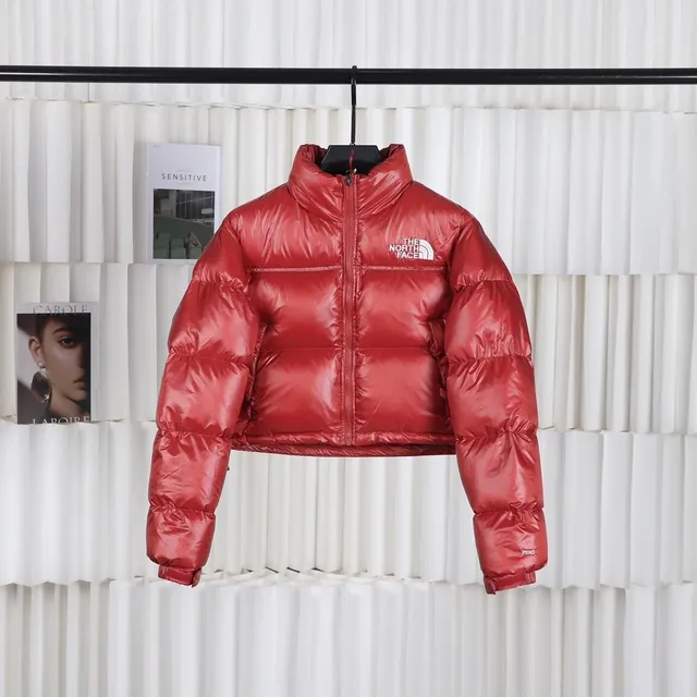 The North Face Nuptse Jacket Shiny Red