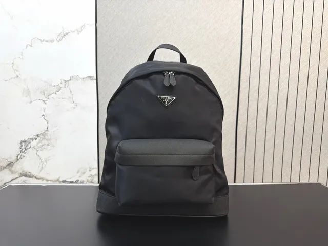 Prada Nylon Backpack Classic Triangle Logo