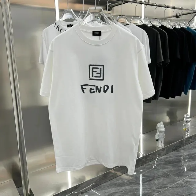 Fendi Logo T-Shirt Black FF Print