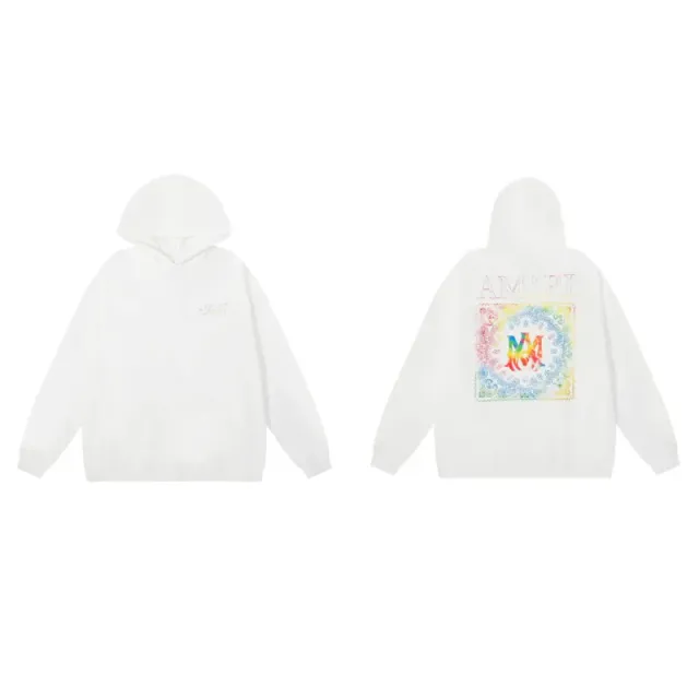 Amiri Hoodie Rainbow Bandana Print